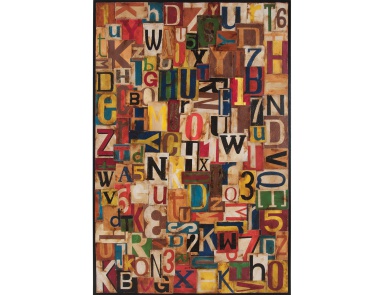 Настенный декор Typographic Collage Guild Master