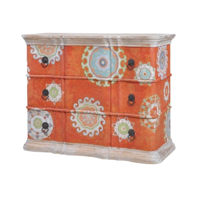 Комод Harmony Chest In Mottled Tangerine