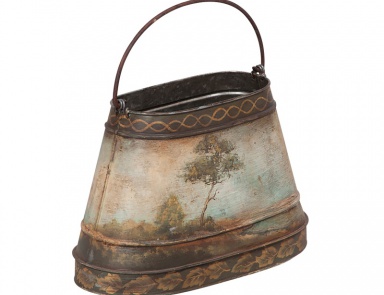Кашпо Oval Tin Planter Guild Master