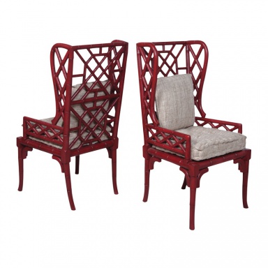Стул Bamboo Wing Back Chair