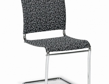 Стул на каркасе из хромированного металла Air, Calligaris