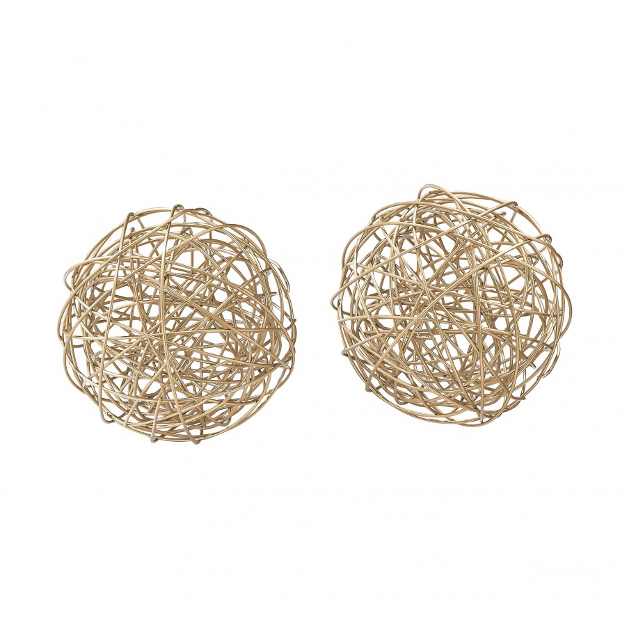 Аксессуар Atomos Gold Tussle Balls - Set Of 2 Sterling