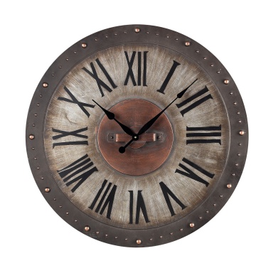 Часы настенные Metal Roman Numeral Outdoor Wall Clock.