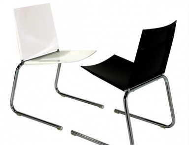 Стул штабелируемый из стали и пластика Vega, Calligaris