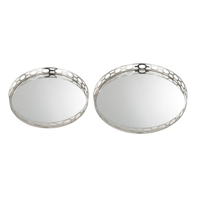 Поднос Set of 2 Mirrored Ring Tray