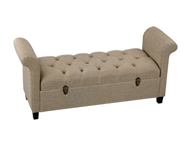 Скамья Linen Warming Bench Sterling