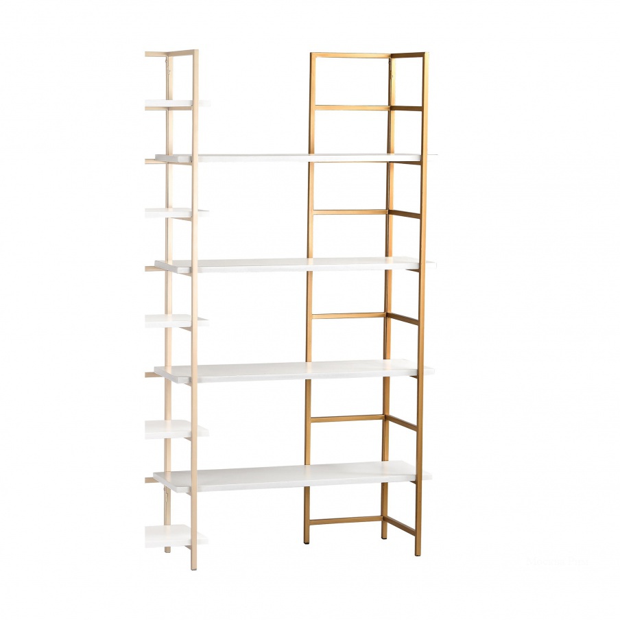 Стеллаж White and Gold Shelving Unit Extension Sterling