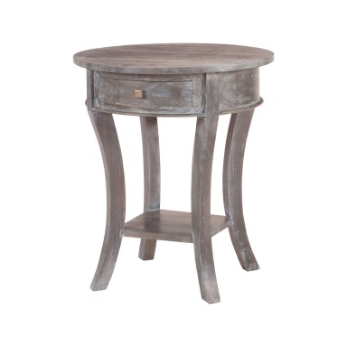 Стол Oval Mahogany Side Table In Grey Stain No.4