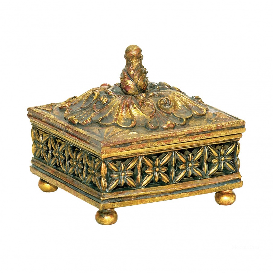 Коробочка для хранения Fretwork Trinket Keepsake Box Sterling