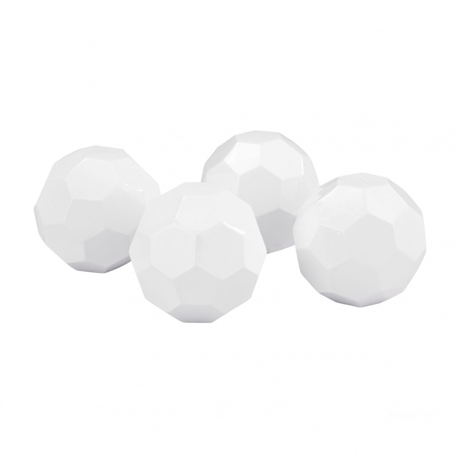 Аксессуар Set of 4 Faceted Orbs Sterling