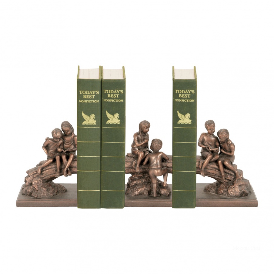 Книгодержатель Set of 3 Secret Tree Bookends Sterling