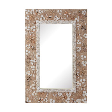 Настенное Rectangular Shell Mirror