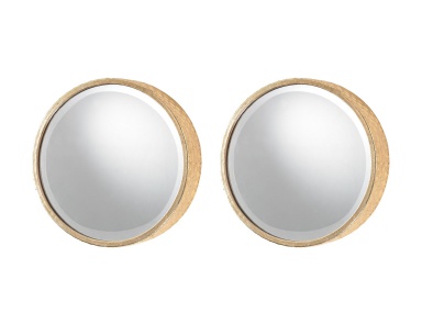 Настенное Honeycomb 3" Frame Beveled Mirrors- Set of 2 Mirror Masters