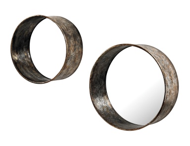 Настенное Oil Drum Mirrors - Set of 2 Mirror Masters