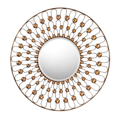 Настенное Wire & Metal Frame Framed Beveled Mirror