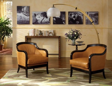 Кресло в кожаной обивке, PREGNO