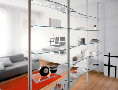 Стеллаж книжный из стали Evolutoin, Cattelan Italia