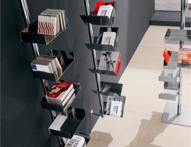 Стеллаж книжный из стали Fiesta, Cattelan Italia