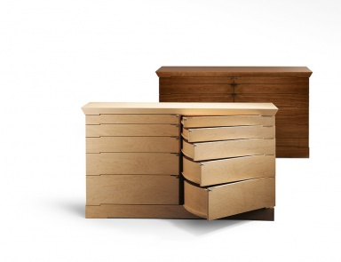 Комод из клена и ореха Eon, Giorgetti